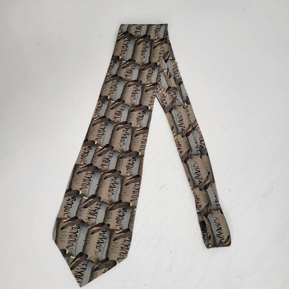 Jerry Garcia Plant Person Collection Fourteen Abstract Necktie 56x3.75 Y2K Retro